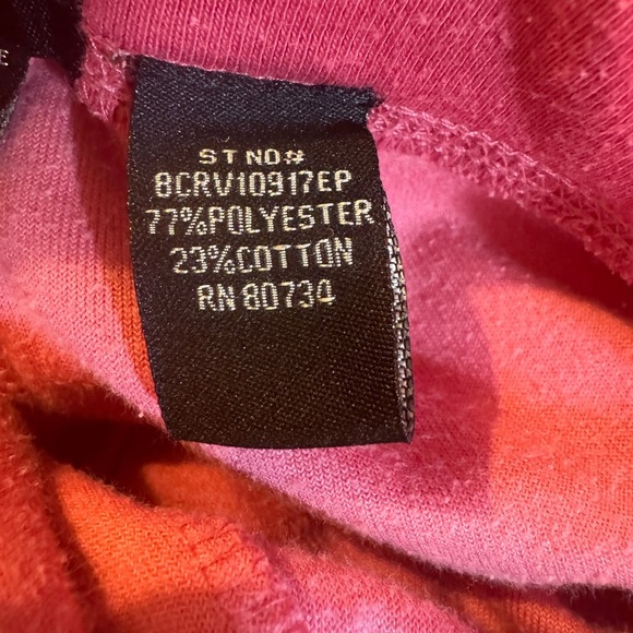 BCBGMaxAzria Pink Floral Velour Sweatpants Sz L - Picture 5 of 8